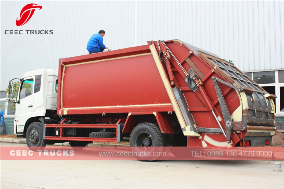 DongFeng 14 cubic meter garbage compactor truck