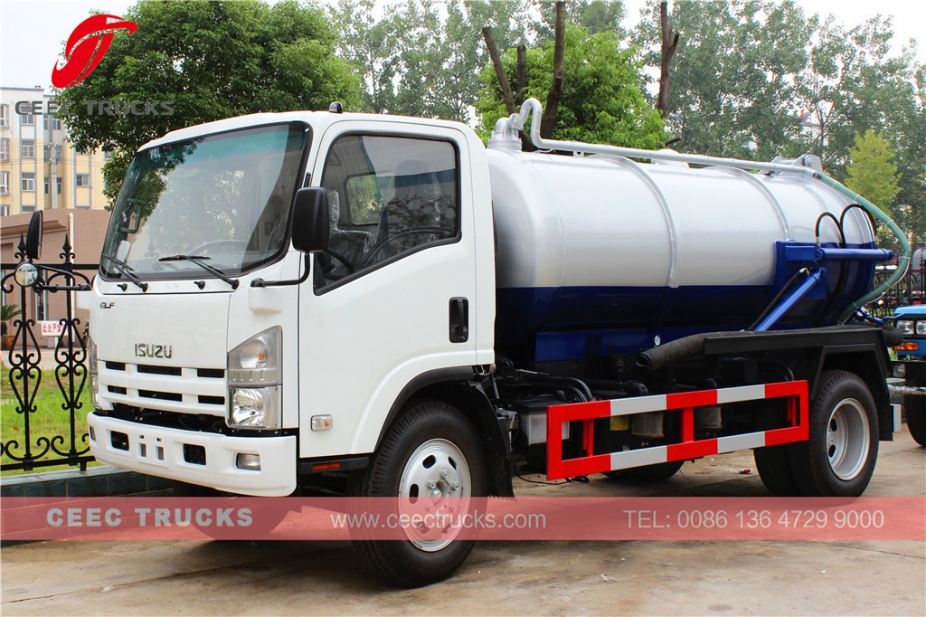 ISUZU 8000L Cesspit жүк тиегіш машинасы