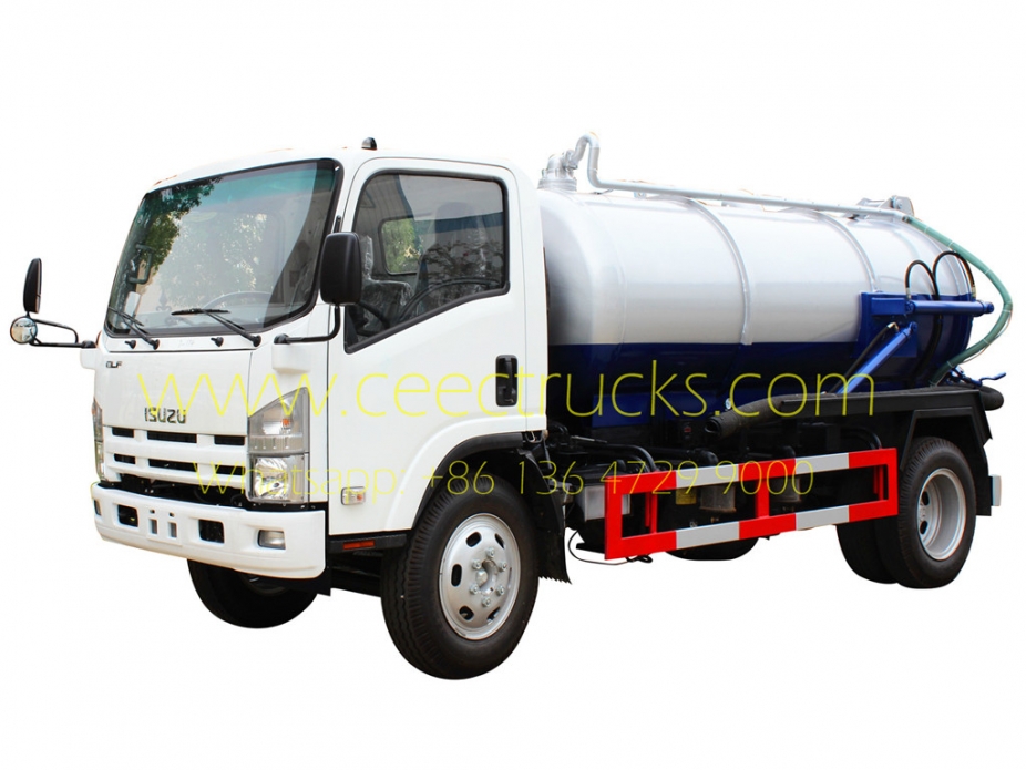 ISUZU 8,000L Cesspit emptier truck - CEEC Trucks