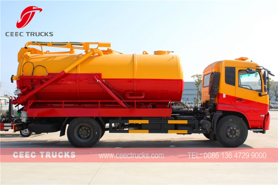 Dongfeng 10 000L Cesspit босатқышы