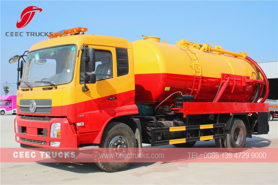 Dongfeng 10 000L Cesspit босатқышы