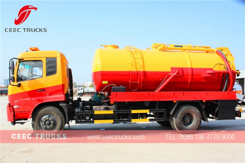 Dongfeng 10 000L Cesspit босатқышы