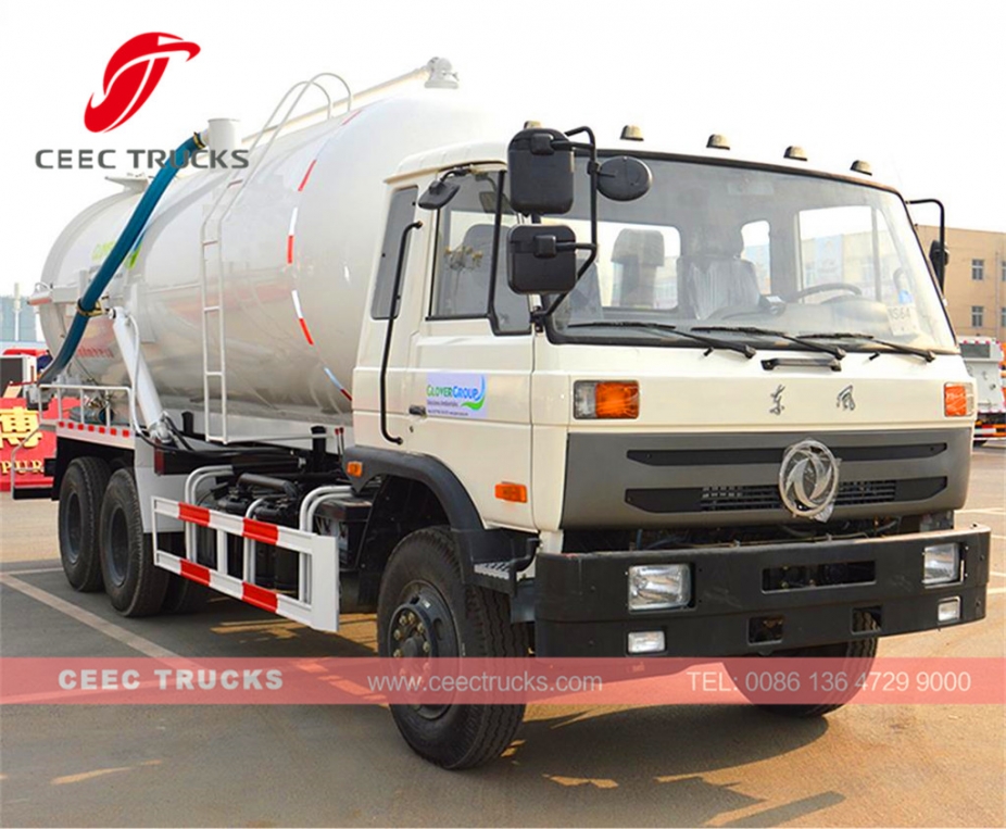 Dongfeng 16CBM канализациялық сорғыш цистерна