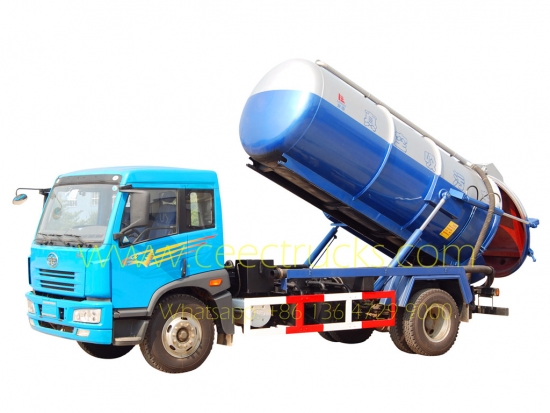 FAW 10,000L Cesspit emptier vehicle for sale - CEEC Trucks