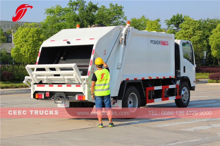 8000L garbage compactor truck ISUZU