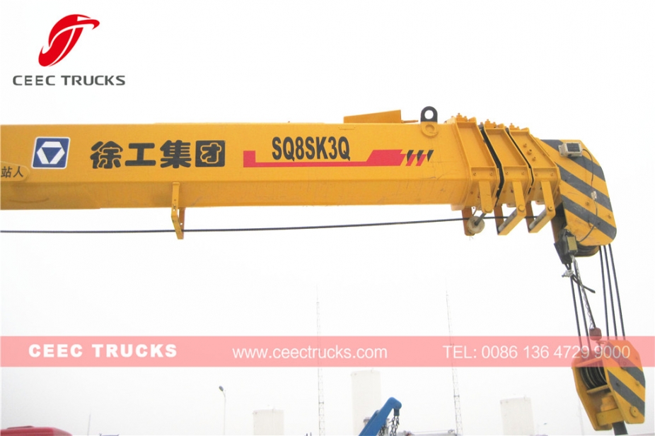 DONGFENG 8T boom crane trucks for sale