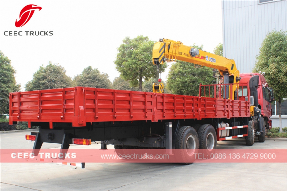 FOTON 16T mobile boom crane lorry truck