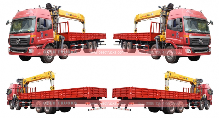 FOTON 16T mobile boom crane lorry truck