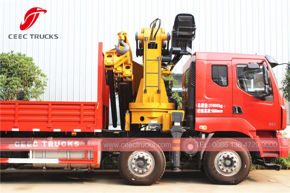 25 T knuckle жебе кран жүк көлігі dongfeng