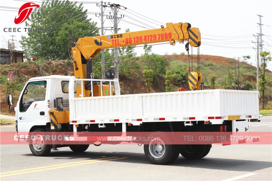 Best ISUZU 4 T truck mounted crane trucks