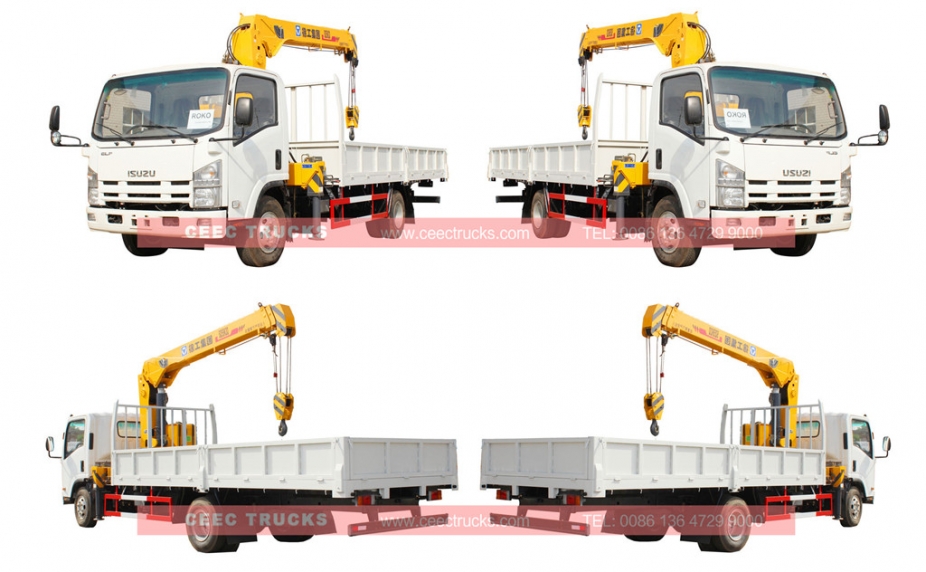 TOP quality ISUZU 5 T truck crane