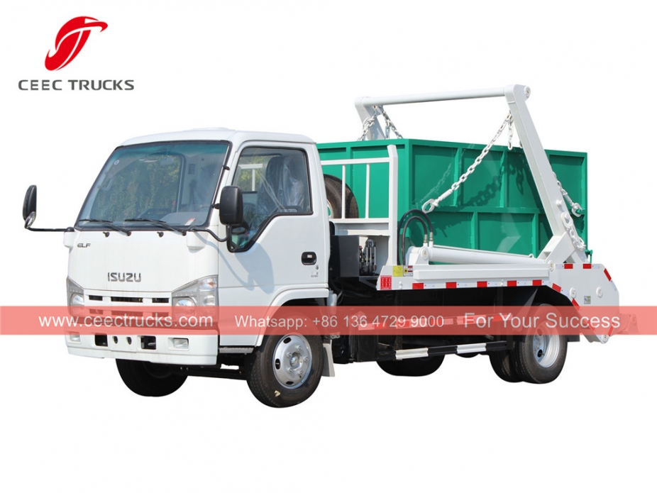 ISUZU 4CBM бұралмалы қолды қоқыс таситын машина