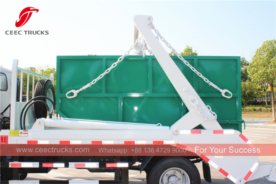 ISUZU 4CBM бұралмалы қолды қоқыс таситын машина