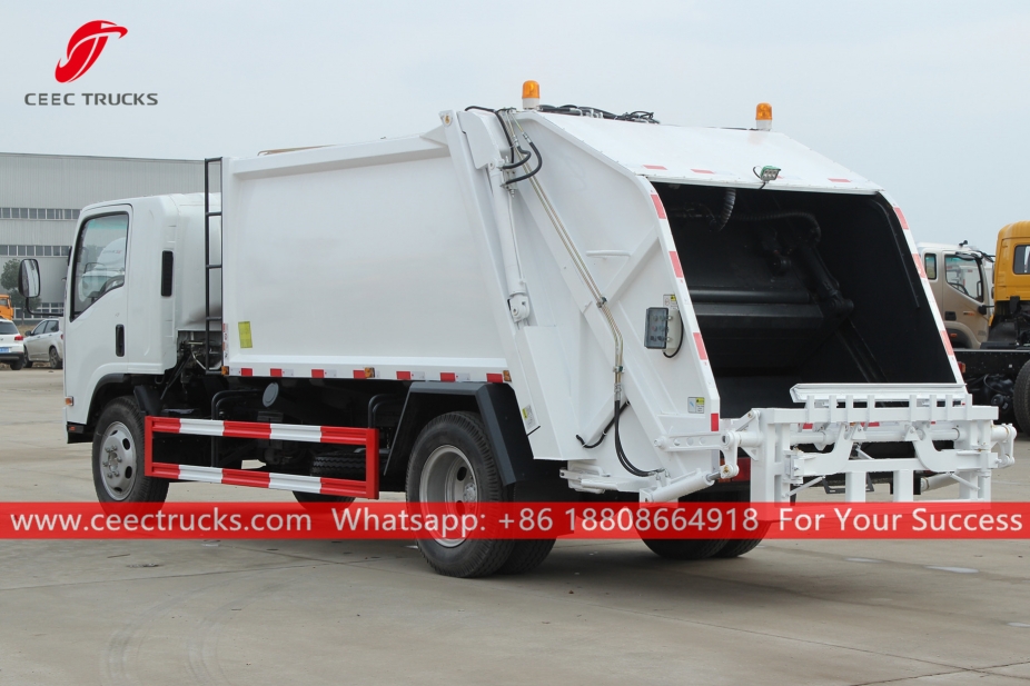 ISUZU 8cbm garbage compactor truck