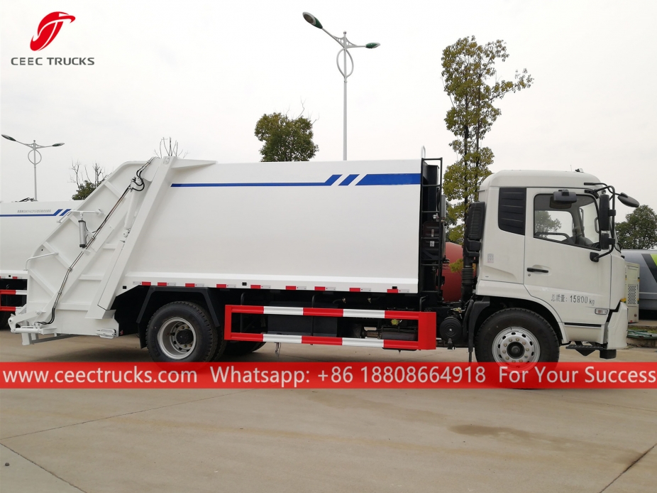 12CBM қоқыс жинағыш машина Dongfeng