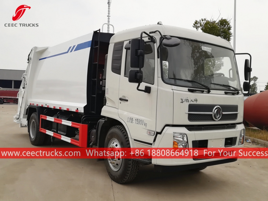 12CBM қоқыс жинағыш машина Dongfeng