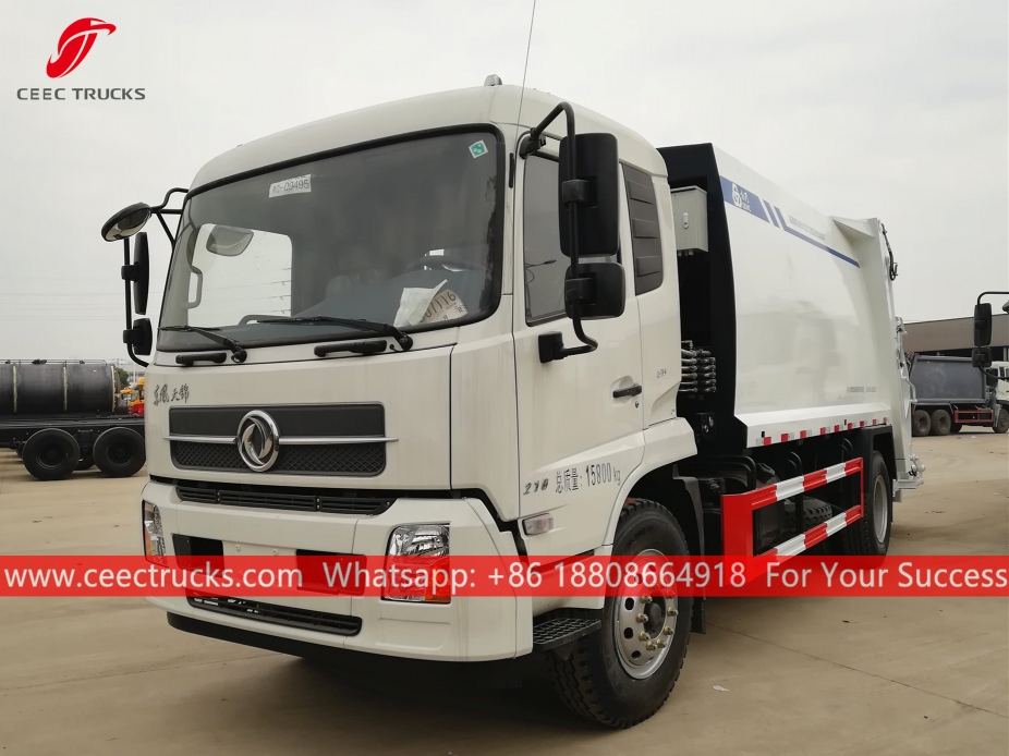 12CBM қоқыс жинағыш машина Dongfeng