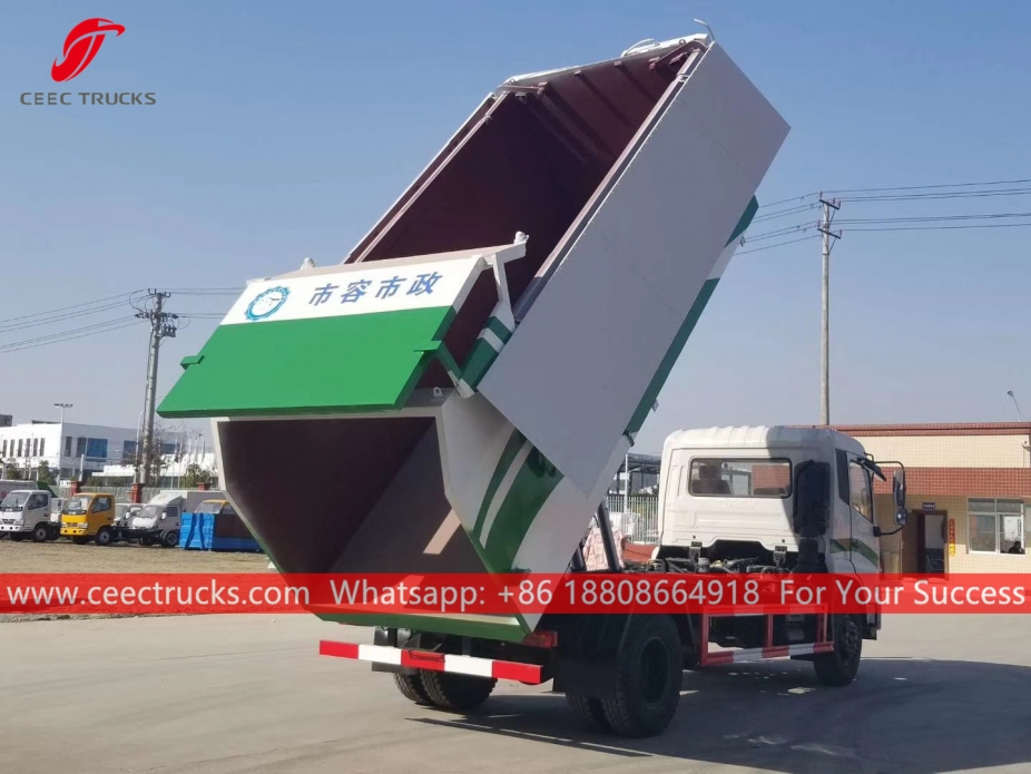 12CBM гидравликалық қоқыс төгетін DONGFENG