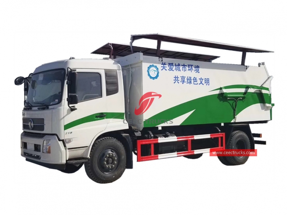 12CBM гидравликалық қоқыс төгетін DONGFENG