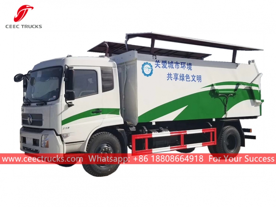 12CBM гидравликалық қоқыс төгетін DONGFENG