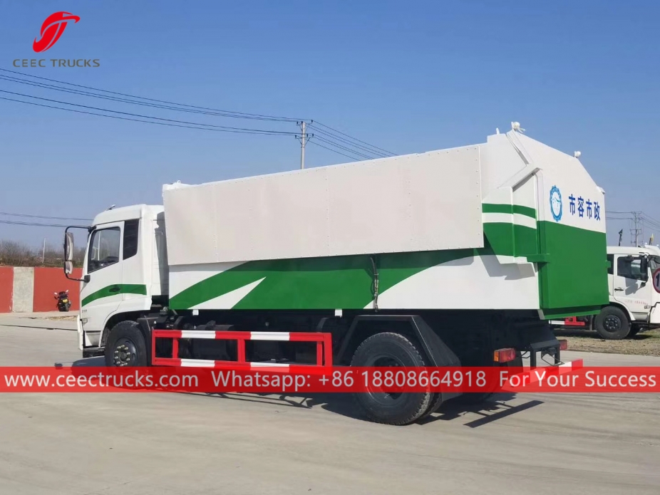 12CBM гидравликалық қоқыс төгетін DONGFENG