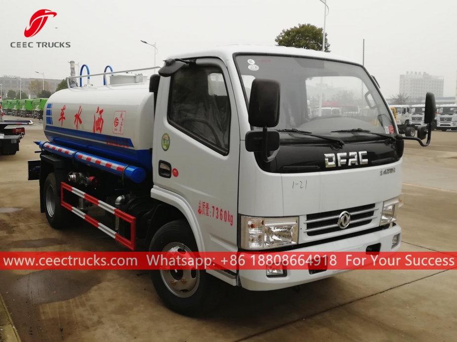 4 CBM су көлігі жүк көлігі DONGFENG