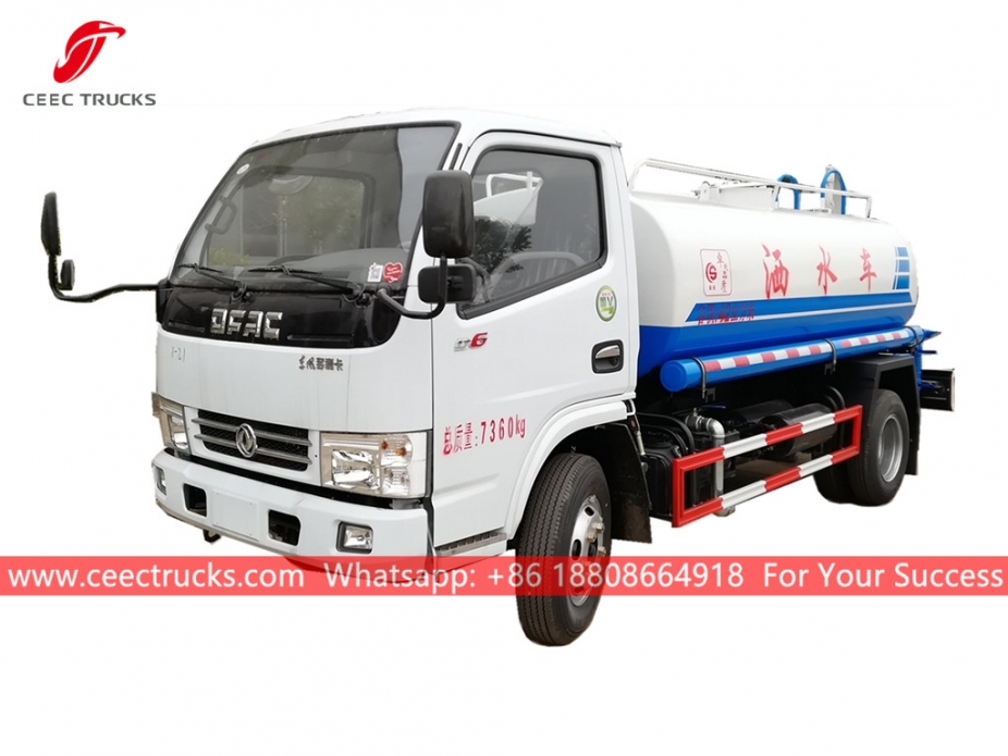 4 CBM су көлігі жүк көлігі DONGFENG