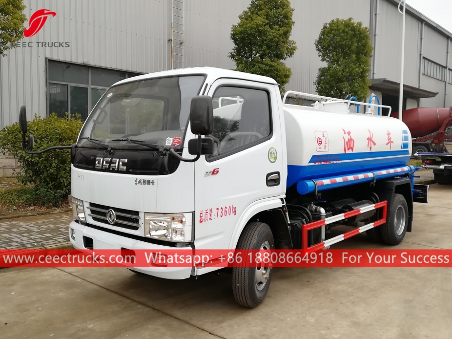 4 CBM су көлігі жүк көлігі DONGFENG