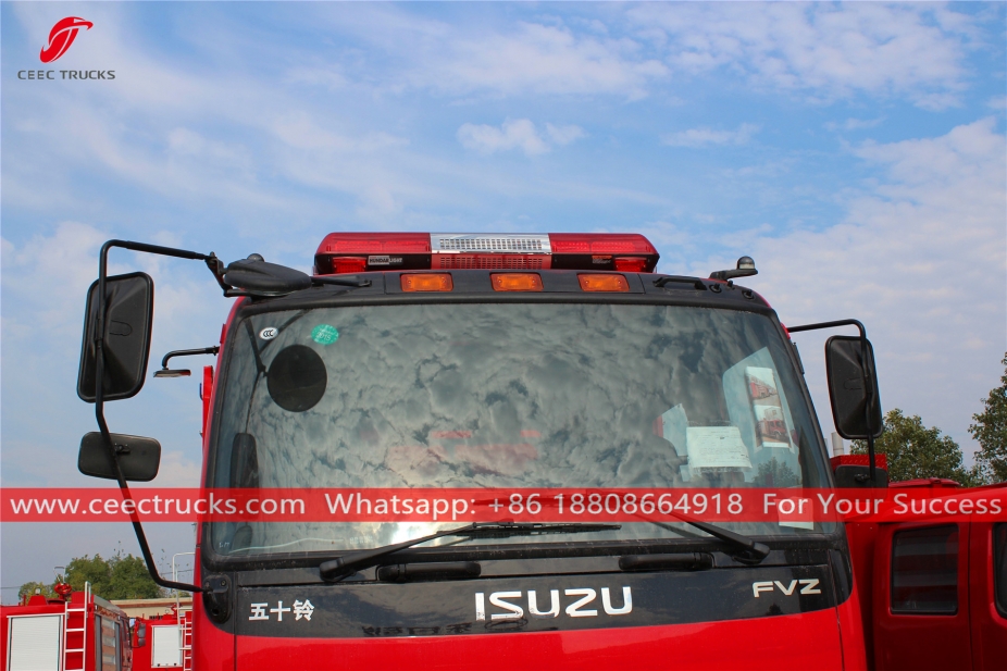 ISUZU FVZ көбікті өрт сөндіру көлігі