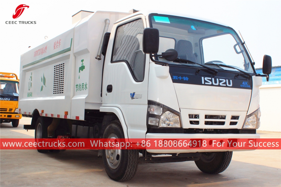 ISUZU 5CBM Жол сыпырғыш жүк көлігі