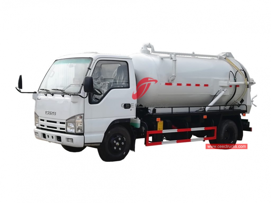 ISUZU 4000 литр вакуумды кәріз көлігі