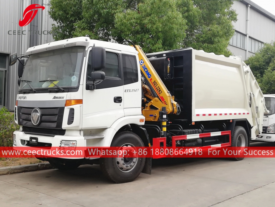 FOTON 8000Liters waste compactor vehicle