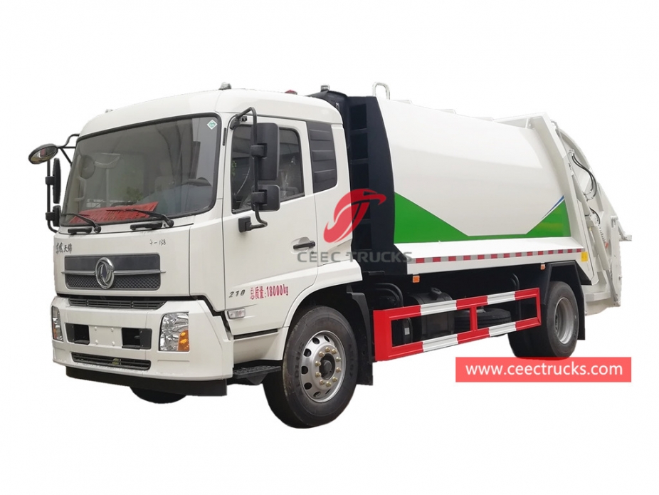 Dongfeng 12CBM сығымдалған қоқыс көлігі