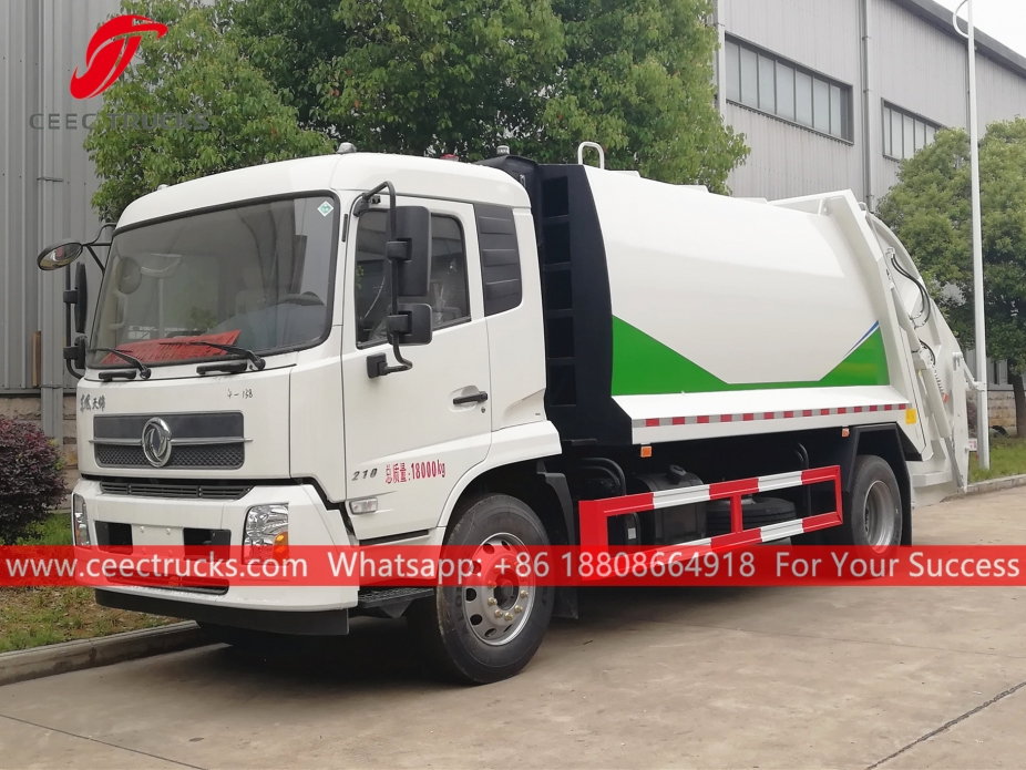 Dongfeng 12CBM сығымдалған қоқыс көлігі