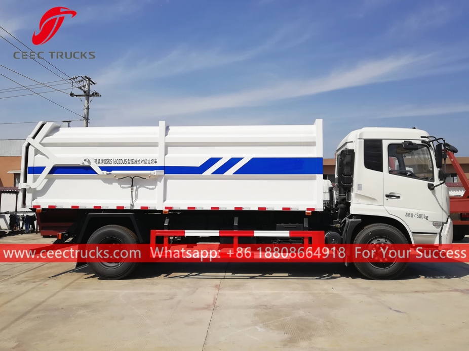 15CBM Қоқыс жинайтын көлік Dongfeng