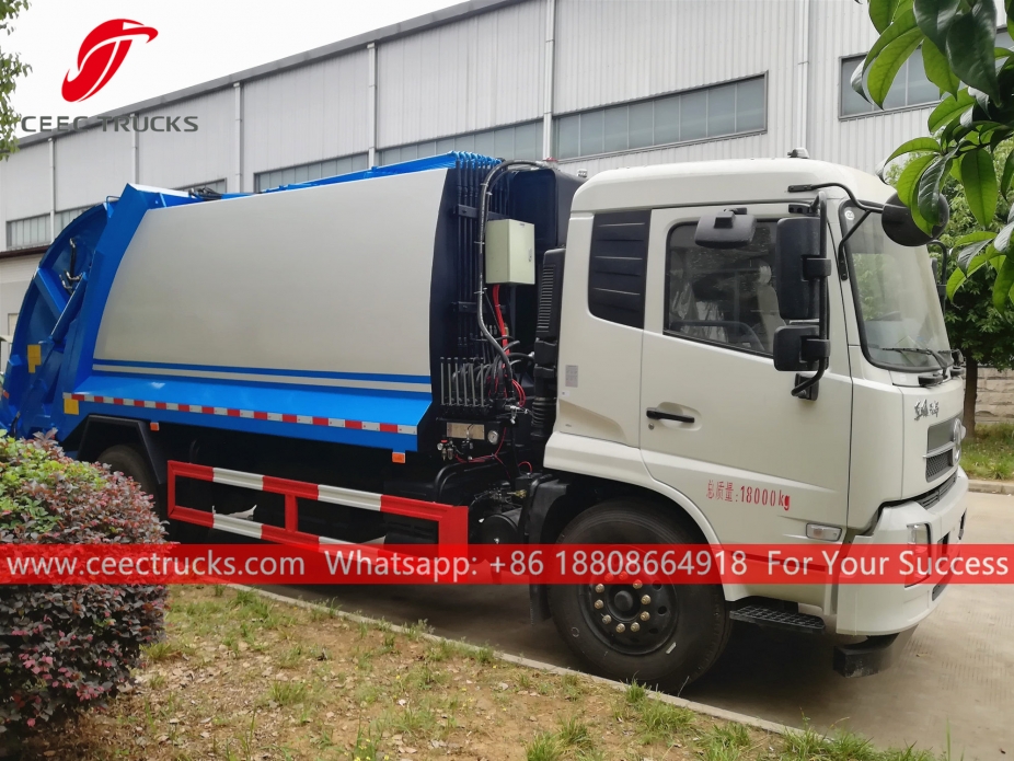 Dongfeng 10CBM сығымдалған қоқыс көлігі