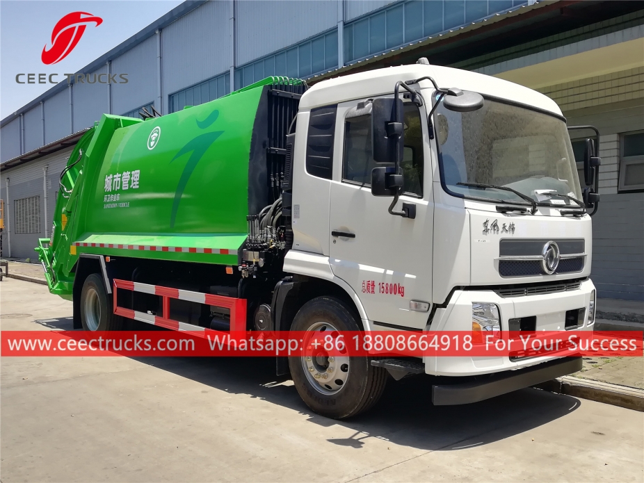 Dongfeng 12CBM қоқыс сығымдайтын жүк көлігі