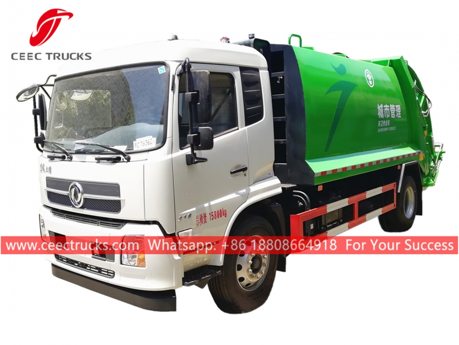 Dongfeng 12CBM қоқыс сығымдайтын жүк көлігі