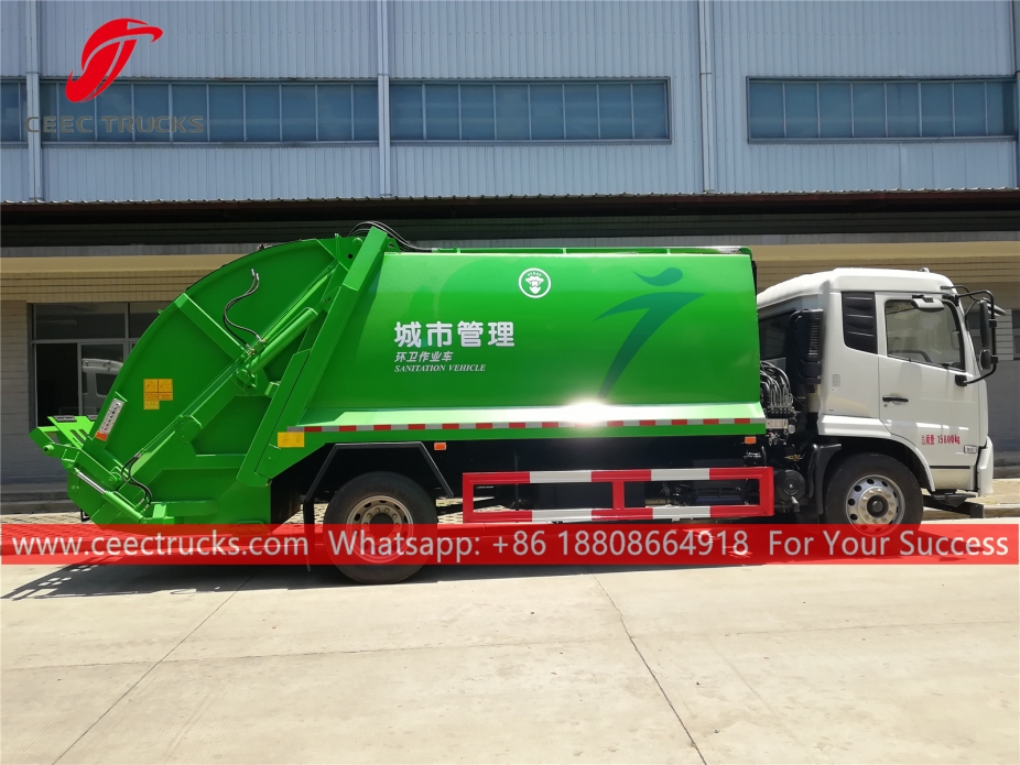 Dongfeng 12CBM қоқыс сығымдайтын жүк көлігі