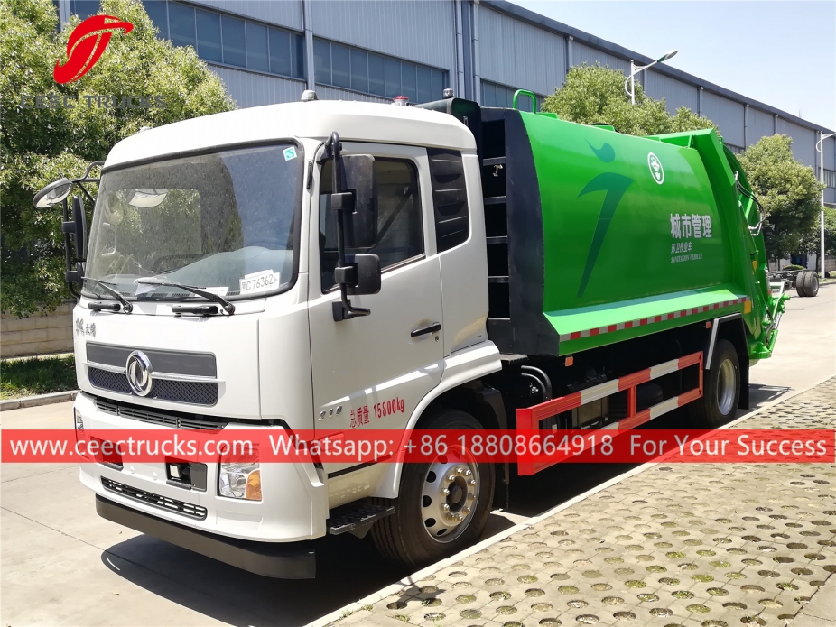 Dongfeng 12CBM қоқыс сығымдайтын жүк көлігі