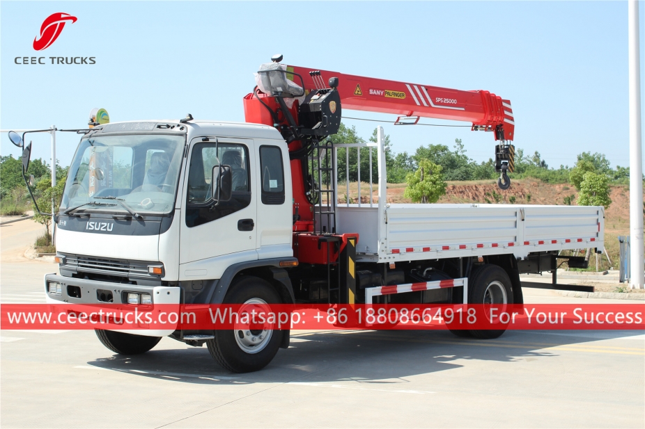 ISUZU FTR 10 тонналық пальфингер кран жүк көлігі