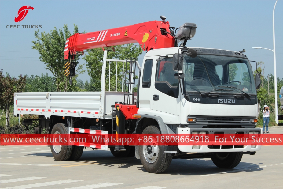 ISUZU FTR 10 тонналық пальфингер кран жүк көлігі