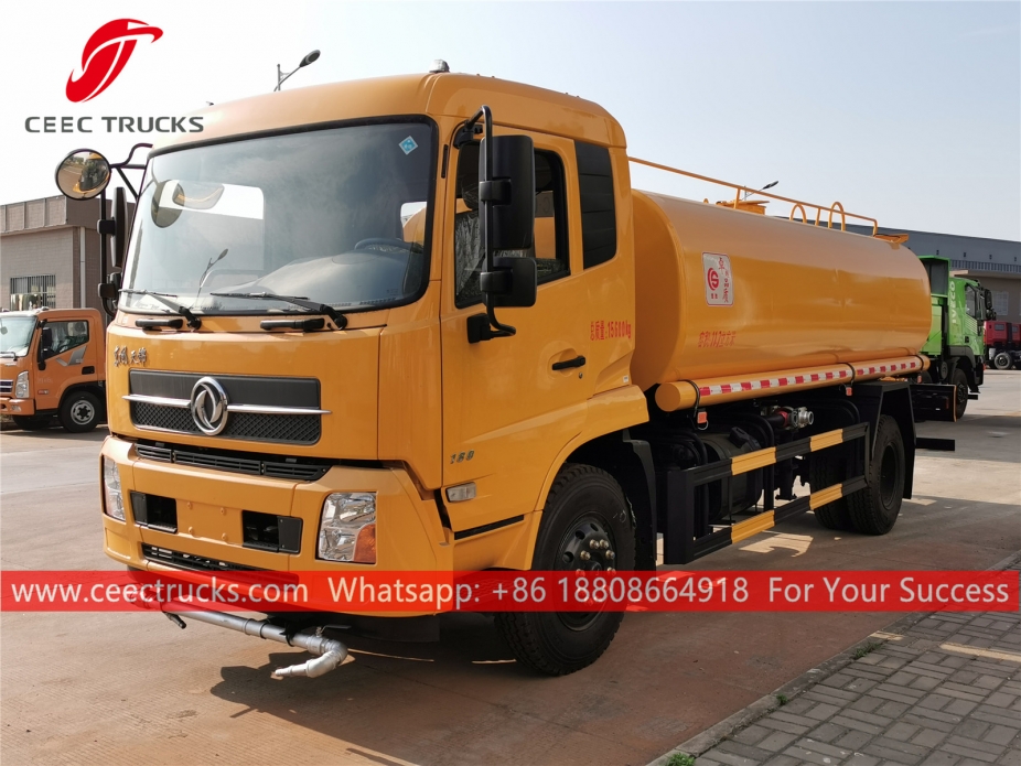 12 CBM жаңбырлататын су көлігі DONGFENG