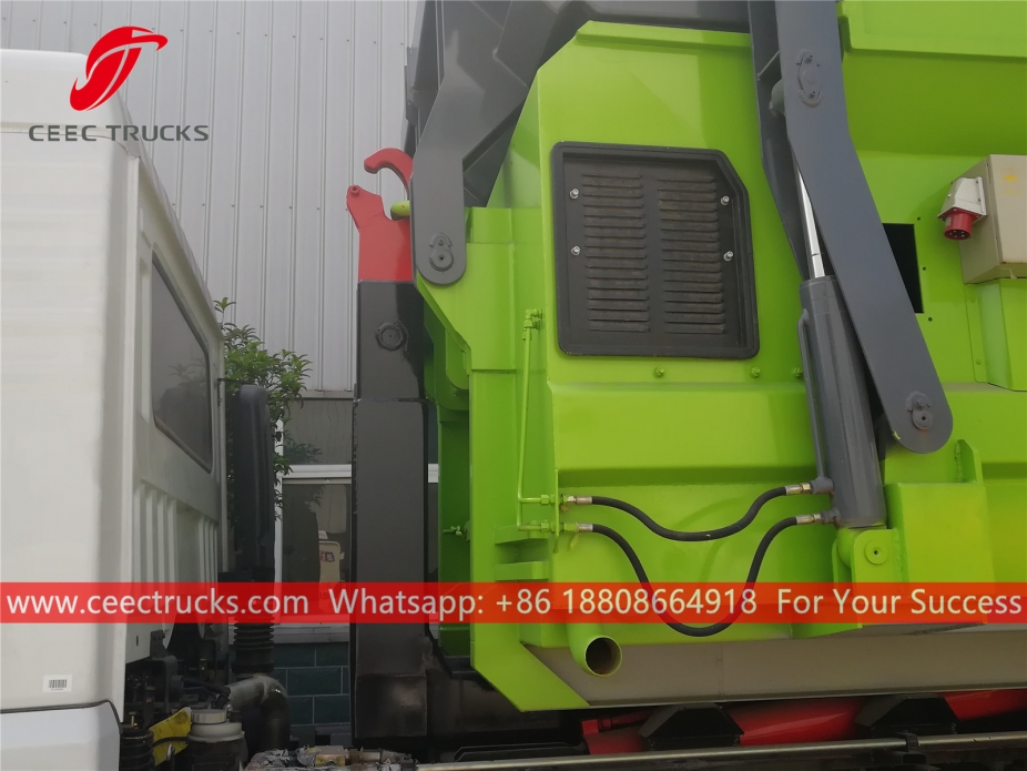 Тығыздағыш контейнері бар Dongfeng Hook тиегіш