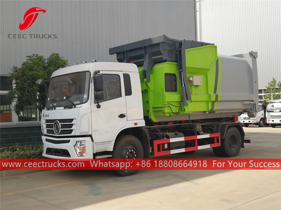 Тығыздағыш контейнері бар Dongfeng Hook тиегіш