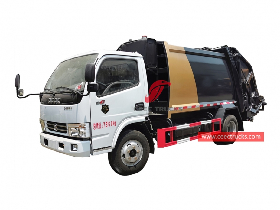 Dongfeng 5CBM қоқыс қысатын жүк көлігі