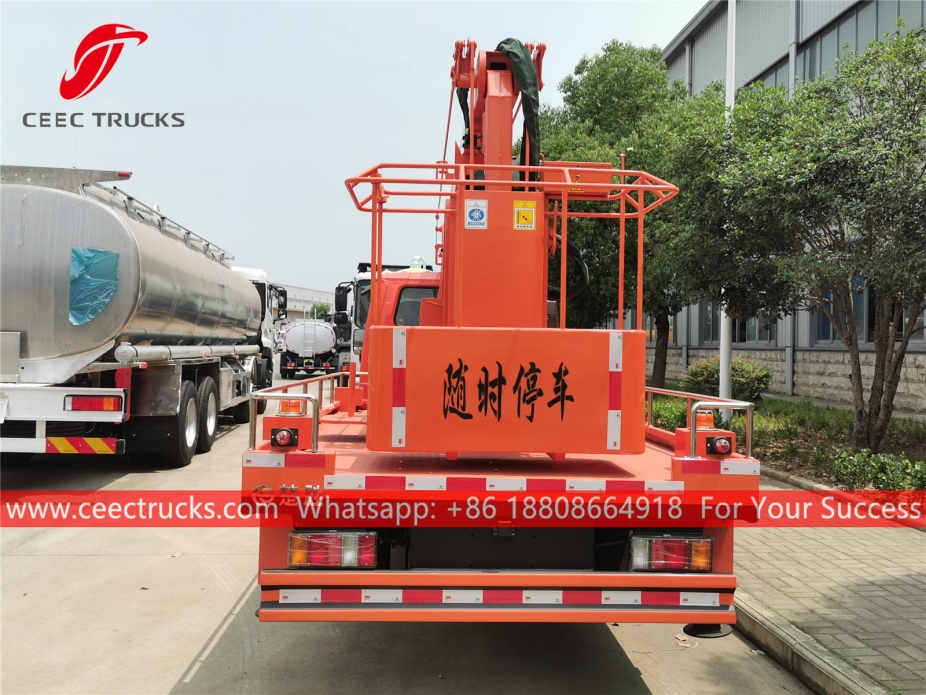 ISUZU 18м әуе платформасы жұмыс істейтін жүк көлігі