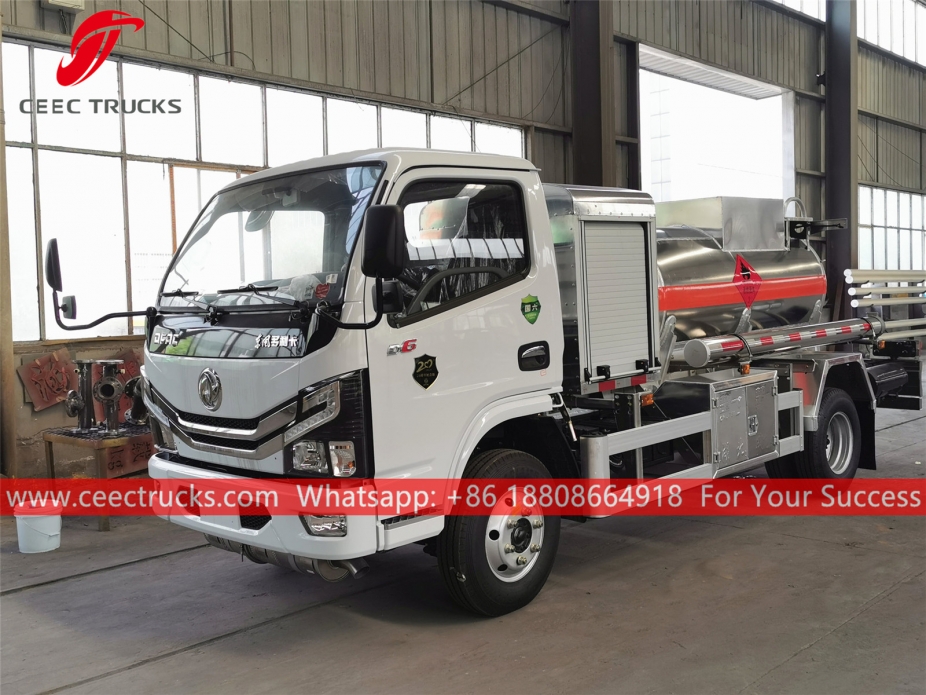 2CBM Жанармай жүк көлігі Dongfeng