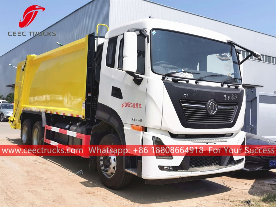 18CBM Қоқыс сығымдағыш жүк көлігі Dongfeng