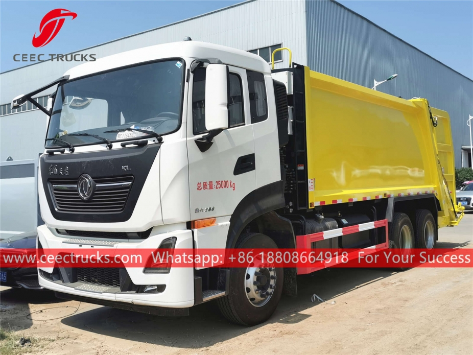 18CBM Қоқыс сығымдағыш жүк көлігі Dongfeng